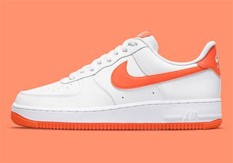 nike air sneaker herren weiß orange|nike air force 1 zalando.